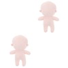 Toyvian 2Pcs pour Humanoïde Humain Inachevé A Enfants Vêtements Bricolage Modèle Bébé Petit Adorable Adorable Enfants Robe Po