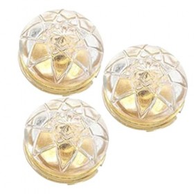 Budstfee 3pcs Doll House LED Miniature Plafond Lampe, 1: 12 poupées Maison Cinq Fausses Bougies Lustre plafonnier Light Livin