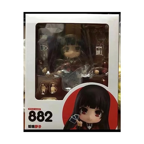 BRUGUI Statue de personnage danime version Q - Yumeko Snake Ghoul - Articulations mobiles, visages interchangeables, figurin