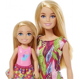 Barbie Famille lAnniversaire Perdu de Chelsea coffret avec mini-poupée, 3&nbsp;Figurines animaux, Un gâteau et un cadeau, Jouet p