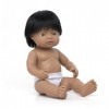 Miniland Miniland31057 38 cm Hispaniques Boy poupée sans sous-vêtements