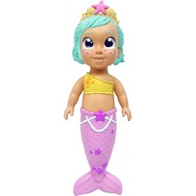 Simba 105030007 Poupée bébé sirène en Vinyle avec Fonction Changement de Couleur, Facile à sécher, poupée de Bain, 30 cm, à p