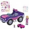 Polly Pocket Le 4x4 secret, voiture avec espace de couchage et cuisine, jouet enfant, FWY26