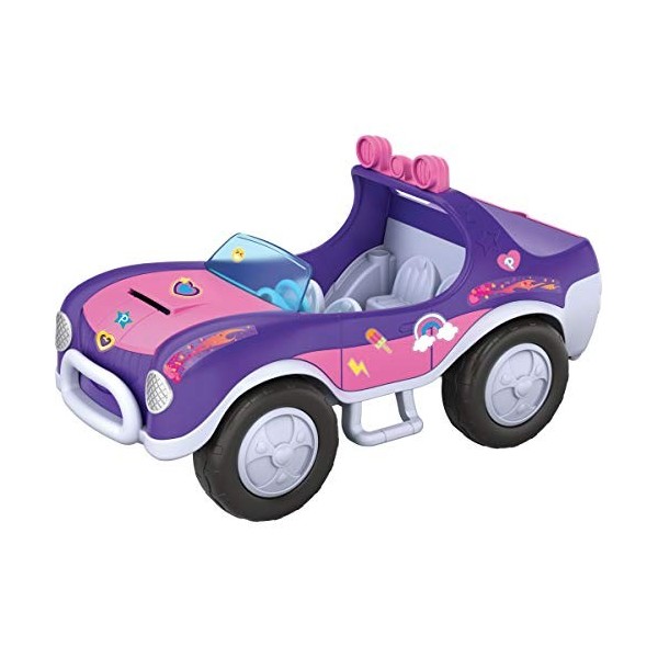 Polly Pocket Le 4x4 secret, voiture avec espace de couchage et cuisine, jouet enfant, FWY26