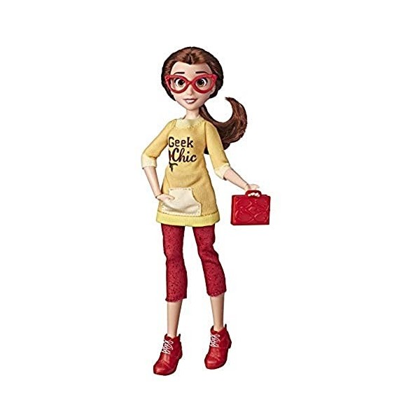 Disney Princess Comfy Squad Belle, Ralph Breaks the Internet Movie Doll with Comfy Clothes and Accessories