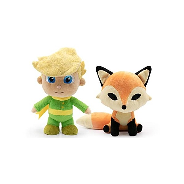 Le Petit Prince - Peluches des personnages principaux du film Le Petit Prince Le Petit Prince 22 Centimètres et Le Renard 16 