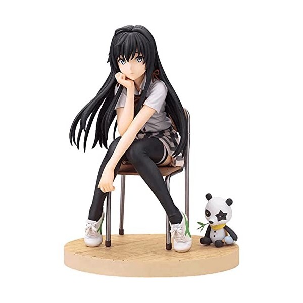 BRUGUI Personnage Original -Yukino Yukinoshita- 1/8 Ver. Mignon Jolie Assise Adolescente Anime Personnage Statue Collection p