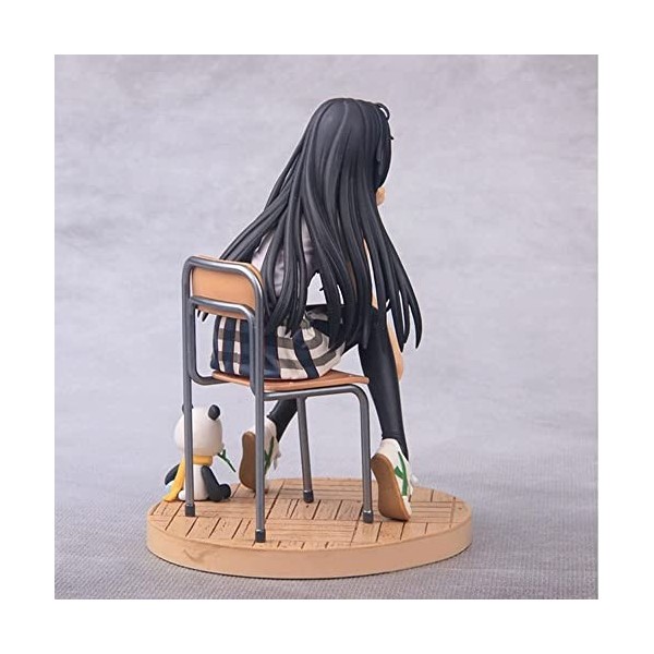 BRUGUI Personnage Original -Yukino Yukinoshita- 1/8 Ver. Mignon Jolie Assise Adolescente Anime Personnage Statue Collection p