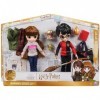 WIZARDING WORLD HARRY POTTER - COFFRET DELUXE POUPÉES 20 CM HARRY & HERMIONE - Poupées figurines Articulées Hermione Et Ginny