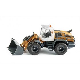 siku 3561, Chargeuse sur Pneus Liebherr L 556, 1:50, métal/plastique, Orange, Chargeur frontal mobile, Capot moteur ouvrable,