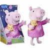 Hasbro Snooze Peppa Poupée en peluche avec fonction chanteuse