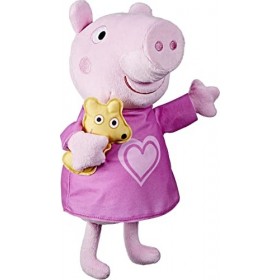 Hasbro Snooze Peppa Poupée en peluche avec fonction chanteuse