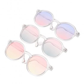 Toyvian 15 Pcs 6 Points Poupée Lunettes Lunettes De Soleil Colorées Costume Lunettes Lunettes en Plastique Poupée Accessoires