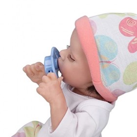 FOLOSAFENAR Poupée bébé Reborn de 12 Pouces, Beaux Vêtements, Poupée bébé Reborn Réaliste, Douce pour Plus de 3 Ans, Cadeau d