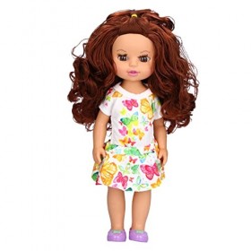 GFRGFH Poupée Fille à la Mode de 14 Pouces avec Jupe Mignonne Costume de Mode Cadeau de Festival de Jouets pour Enfants Enfan