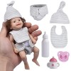 MISOYER Poupées - Baby Doll | Poupée 8 Pouces, poupée bébé Nouveau-né, Faite à la Main, Vraie Vie, vêtements pour bébé et Gra