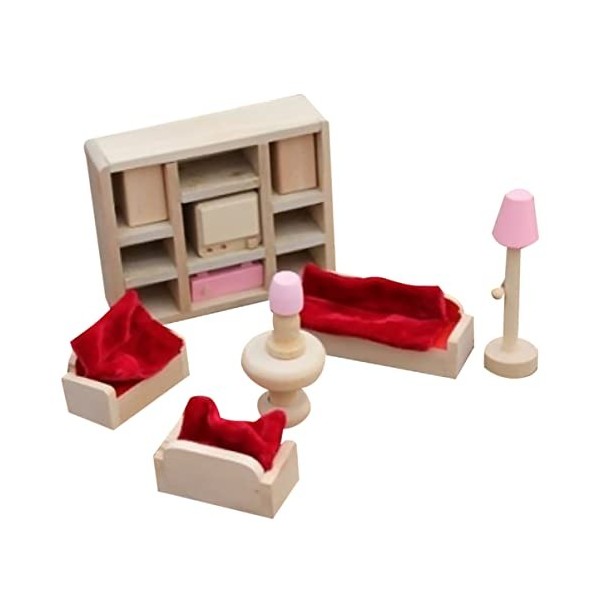 TOYANDONA Meubles pour Enfants Meubles Miniatures Meubles De Maison Miniatures Mini Meuble De Maison en Bois Maison De Poupée