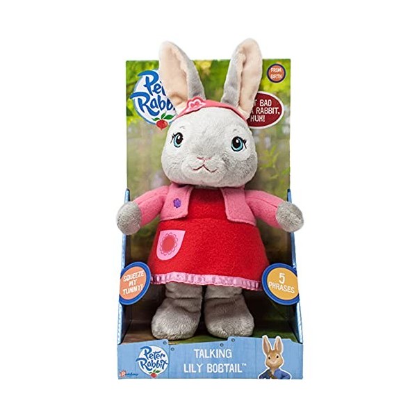 Rainbow Designs Official Beatrix Potter Lily Bobtail Bunny Soft Toy - Peter Rabbit Toys for Babies and Toddlers by