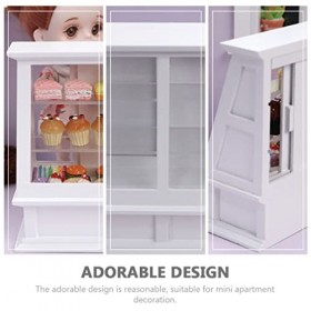 TOYANDONA Magasin Miniatures en Bois Simulation Dollhouse Meubles Modèle 1: 12 Magasin de Magasin D Imitation pour La Décora