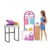 Barbie Coffret Boutique Créations Avec Portant, Hauts, Chapeaux, Sacs À Main Et Autres Accessoires Inclus, Plus De 150 Looks 