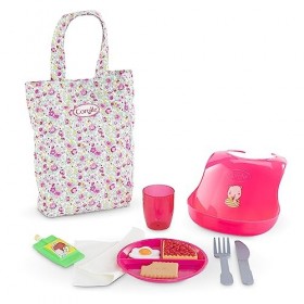 Corolle - Grand Coffret Repas, 11 Accessoires, pour Poupon 36 et 42cm, dès 2 Ans, 9000141520