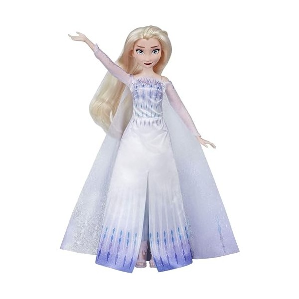 Disney La Reine des neiges, tenue de reine de poupée Elsa chantante, chantant « Im Looking For You » en français du film L