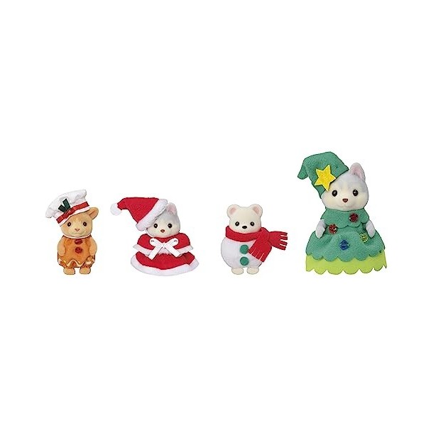 SYLVANIAN FAMILIES - Le coffret de Noël - 5710 - Mini Poupées