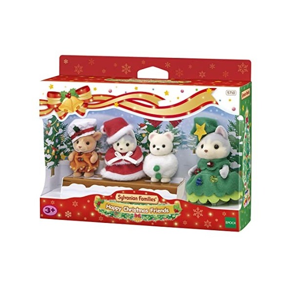 SYLVANIAN FAMILIES - Le coffret de Noël - 5710 - Mini Poupées