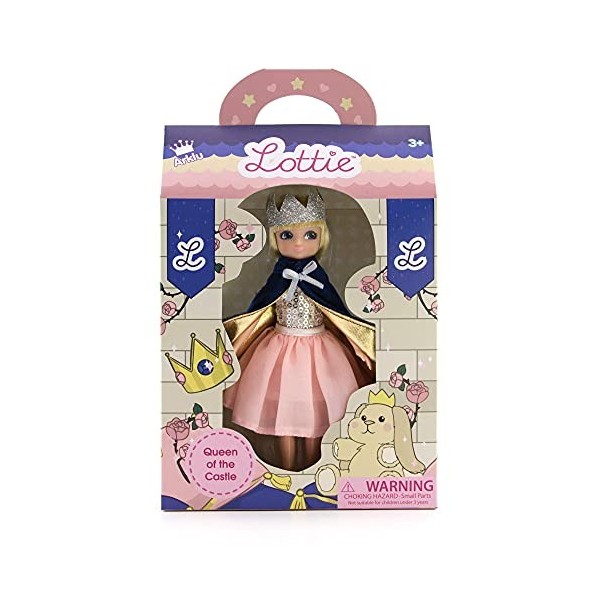 Lottie Queen of The Castle, Queen Doll, Doll Dress Up, Princess Dolls for Girls and Boys, Royal Dolls,