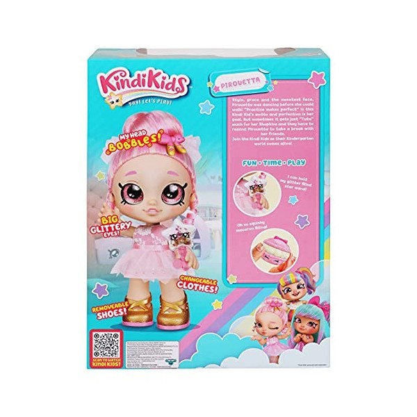 Kindi Kids Poupée 25,4 cm et 2 Accessoires Shopkin 3 pièces