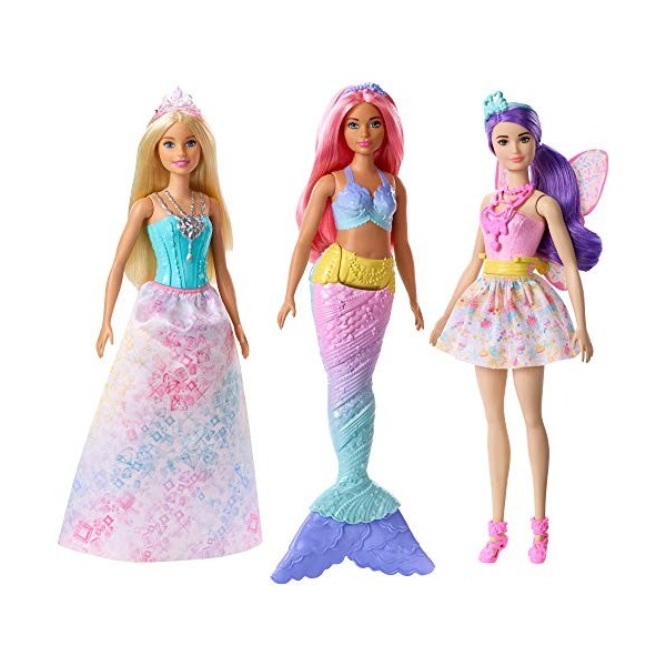 Barbie Dreamtopia 3 Dolls Buildup, GFF55