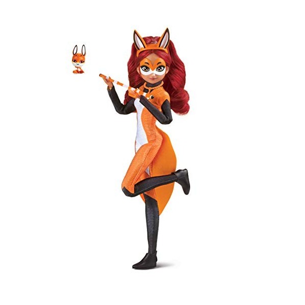 Miraculous Ladybug et chat noir Toys Rena Rouge Poupée tendance | Poupée articulée Rena Rouge de 26 cm avec accessoires et Mi