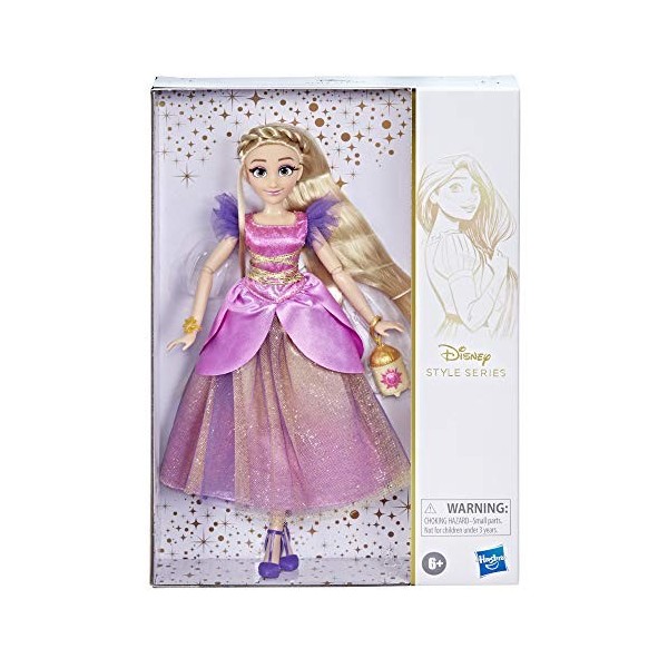 Disney Princesses - Poupee Mannequin Série Style Raiponce - 30 cm