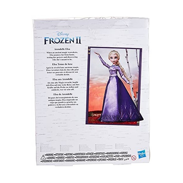 Disney Frozen- Arendelle Elsa Fashion Disney Poupées, E6844Es0, Multicolore Exclusivité sur Amazon