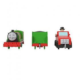 Thomas & Friends Fisher-Price Henry with Winston and Sir Topham Hatt, Motorized Toy Train for Preschool Kids 3+