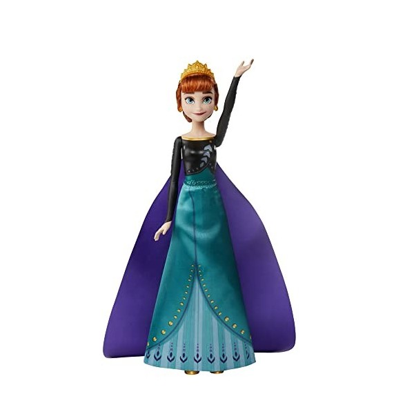 Disneys Frozen, Poupée Anna Reine Chanteuse, Chante Some Things Never Change, Chanson du Film Disney Frozen II - Le Secret d