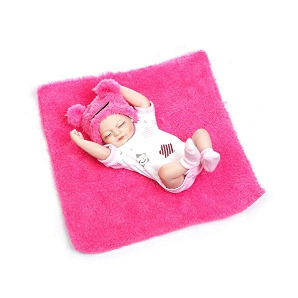 Mini 10 Pouces 26 Cm Réaliste Reborn Bébé Poupées en Silicone Souple Réaliste Nouveau-Né Bébé Poupées Look Réel Bébé Reborn p