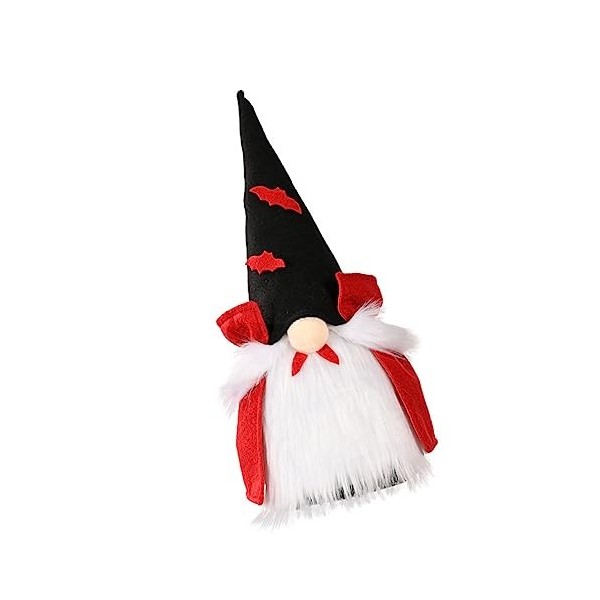 ibasenice 1Pc Poupée sans Visage Bureau Rudolph Décoration Vampire GNOME Halloween Poupée Rudolph en Peluche GNOME Poupée en 