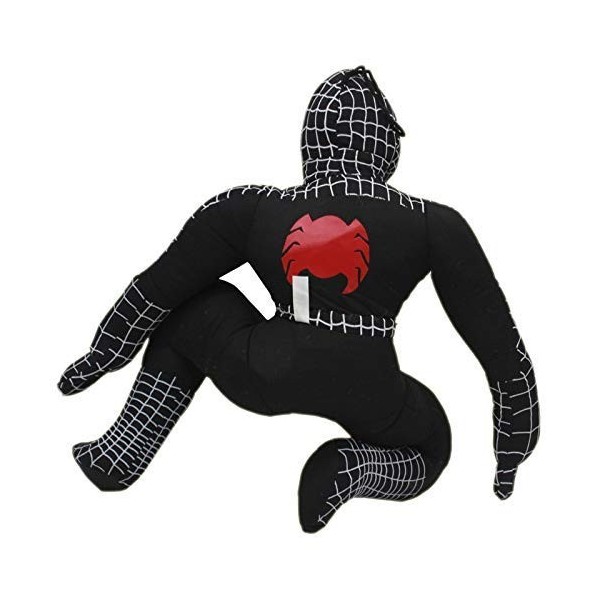 Jouets en Peluche 35cm Noir Spiderman Jouets en Peluche Poupée Marvel Super Hero Spider-Man Peluche Peluche Douce pour Enfant