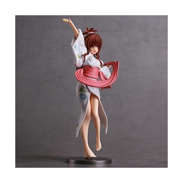 PIELUS Figurine Ecchi pour LOVEru Darkness -Yuuki Mikan- 1/8 Yukata Ver. Figure danime Fille Statue Jouet Vêtements Amovible