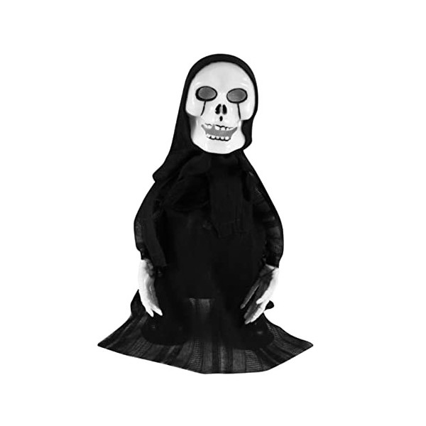 ibasenice Jouet Tricky Halloween Visage Animé Fantôme Marchant Fantômes Détectés par Le Mouvement Sonore Accessoire Fantôme S