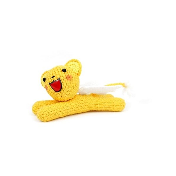 Souris jaune Amigurumi, poupée au crochet faite à la main, idéale pour les cadeaux