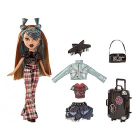 Bratz Pretty N Punk Poupée Mannequin - YASMIN - Réédition de deux poupées avec des tenues assorties, une valise personnalis