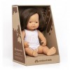 Miniland 31180 Baby Brown Hair Girl 38 cm