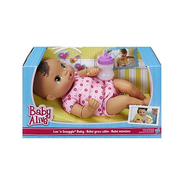 Baby Alive Hasbro Luv N Snuggle Baby, Brunette