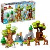 LEGO 10979 Duplo Animaux Sauvages dEurope, Jouet dEveil des 2 Ans, Figurines de Daims, Ours, Renard et Ecureuils