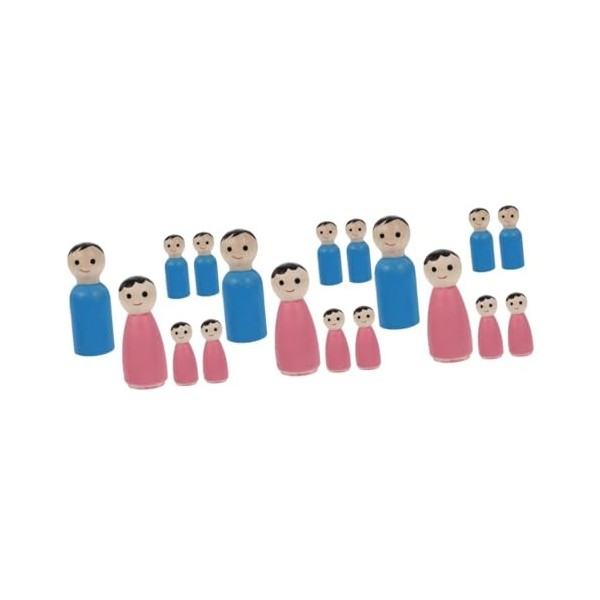 ibasenice 30 Pcs Manipulateurs pour Préscolaire Ornements pour Enfants Ornement pour Enfants Habiller Poupée Enfants Poupées 