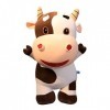 ibasenice Jouets De Filles Vache Peluche Poupée Cadeau Fille Mignonne