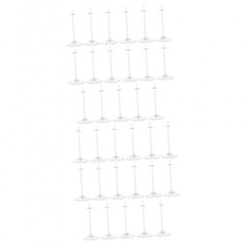 STOBOK 34 Pcs Poupée Debout Jouets Jouets Figurines daction De Poupées Accessoires De Figurines daction Support De Support 