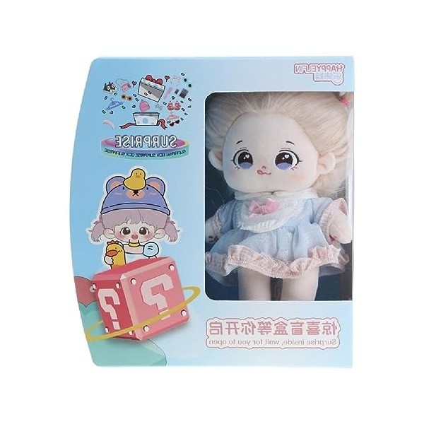 KieTeiiK 8 Coton Fille Poupée pour Enfants Déguisement Poupée en Peluche Reborns Poupée Coréenne Kpop Idole Poupée Adolescent